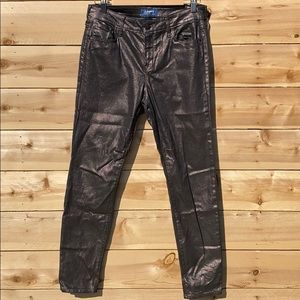 Old Navy Rockstar Shimmery Black Jean Pants